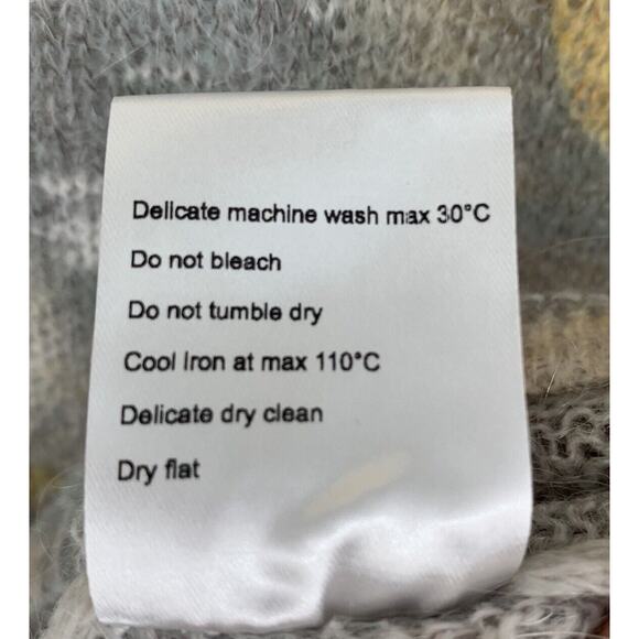 Gionfriddo Italy NWT Knit Mohair Blend Sweater Key Motif Large - Picture 7 of 9